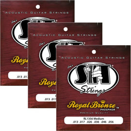 S.I.T. Strings RL1356 Royal Bronze Acoustic String - 3 Sets