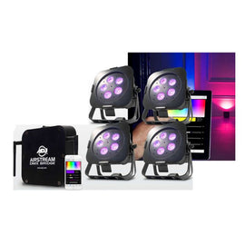 ADJ WiFLY Par Airstream Pak 4-fixture WiFLY PAR QA5 and Wireless DMX Bridge