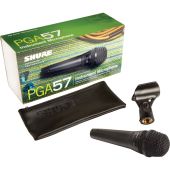 Shure PGA57-LC Cardioid Dynamic Instrument Microphone (Less Cable)