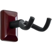 Gator Cases Wall-Mounted Guitar Hanger with Cherry Mounting Plate