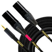 Mogami Gold 3.5 2 XLRM 03 Accessory Cable - 3.5mm TRS Male to Dual XLR Male - 3 foot