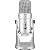 Samson G-Track Pro USB Microphone with Built-In Audio Interface (Silver)