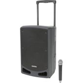 Samson Expedition XP312w-K 12" 300W Portable PA System with Wireless Microphone (Band K: 470 to 494 MHz)