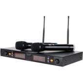 American Audio WM-219 Two-Channel UHF Wireless Handheld Microphone System