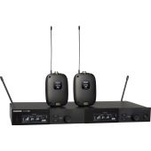 Shure SLXD14D Dual-Channel Digital Wireless Guitar System (H55: 514 to 558 MHz)