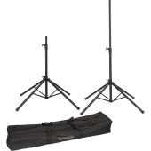 Gator Pair of Quad Base Speaker Stands with Lift Assist