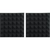 Gator 12x12"Acoustic Pyramid Panel (Charcoal) 2-Pack