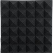 Gator 12x12"Acoustic Pyramid Panel (Charcoal) 2-Pack