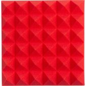 Gator 12x12"Acoustic Pyramid Panel (Red) 4-Pack