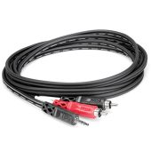 Hosa CMR-210 10 ft 3.5 mm TRS to Dual RCA
