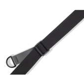 Levy's Specialty Right Height Suede Padded Guitar Strap, Black MRHSP-BLK 