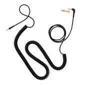 AIAIAI C03 - Coiled Cable w/adaptor - black - 4mm - 3.65m - Black