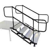 4 Step Adjustable Height Stairs for Rent