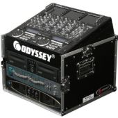 Odyssey ATA Flight Ready Combo Rack Case 10U top x 6U bottom