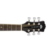 Luna Aurora Borealis 3/4-Size Acoustic Guitar - Black Pearl