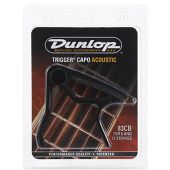 Dunlop 83CB Trigger Acoustic Guitar Capo - Black