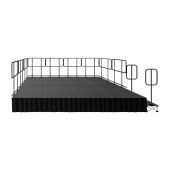 IntelliStage - 16" HIGH COMPLETE STAGE SYSTEM  (12 PCS. OF 16" MATCHING RISERS)