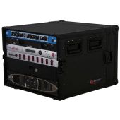 Odyssey Black Label 8-Space Amp Rack Case