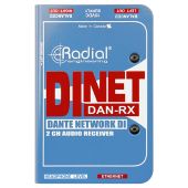 Radial DiNET™ DAN-RX™ 2-Channel Dante Audio Receiver