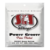 S.I.T. Strings PN1052 Heavy Bottom Pure Nickel Power Groove Electric Guitar Strings