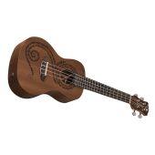 Luna Guitars Maluhia Concert Acoustic-Electric Ukulele Mahogany with case