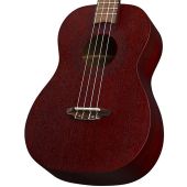 Luna Guitars - Uke Vintage Mahogany Baritone - Red Satin