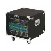 Odyssey Pro 8 Space Carpeted Amp Rack Case with Wheels