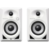 Pioneer DJ DM-40-W 4" DESKTOP MONITOR SPEAKERS (PAIR) - White
