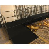 Wheelchair ADA Ramp Rentals added To Your Stage is A Custom add By Phone Order Only