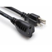 3-Wire Edison AC Extension Cord (12 AWG, Black, 100') Available For Rent