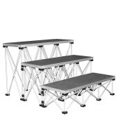 IntelliStage Lightweight 4' Wide Step Kit for 32" High Stages