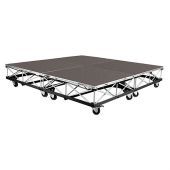 IntelliStage - 13" HIGH 6FT X 6 FT MOBILE DRUM RISER ON 3 1/2 CASTERS