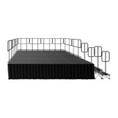 IntelliStage - 24" HIGH COMPLETE STAGE SYSTEM  (12 PCS. OF 24" MATCHING RISERS)