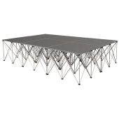 IntelliStage - 32" HIGH COMPLETE STAGE SYSTEM  (6 PCS. OF 32" MATCHING RISERS)