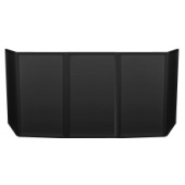 JMAZ Event Booth Facade (Black) | Foldable, 5 Panel
