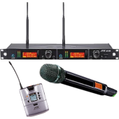 JTS Dual JTS JSS-20 Handheld and Lavalier / Over the ear System For Rent