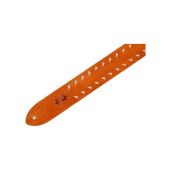 Levy's Classics Series Tiger Tooth Punch Out Premier Guitar Strap, Tan M12TTV-TAN