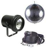 ADJ M-600L 16" Mirror Ball Package with Motor & Pinspot