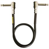 Mogami Gold Instrument PRR 1.5 Pancake Right Angle to Right Angle Pedal Cable - 18 inch