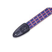 Levy's Signature Series Icon Guitar Strap, Blue & Red MPLL-003