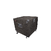 Odyssey Pro 10-Space Carpeted Amp Rack Case w/ Wheels