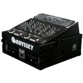 Odyssey Black 10U Top Slanted 2U Vertical Pro Combo Rack