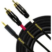 Mogami Gold 3.5 2 RCA 06 Accessory Cable - 3.5mm TRS Male to Dual RCA Male - 6 foot