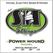 S.I.T. Strings NR45105L Nickel Plated Bass Guitar Strings, 4-String Medium-Light