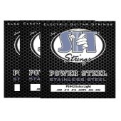 S.I.T. Strings PS942 Power Steel Stainless Steel Extra Light Electric Guitar String - 3 Sets