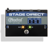 Radial StageDirect Active DI Direct Box with Mute Footswitch