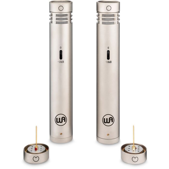 Warm Audio WA-84 Premium Stereo Package - Multi-pattern Small-diaphragm Condenser Microphone - Nickel