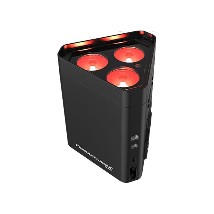 CHAUVET DJ Freedom Wedge Quad Battery-Powered Triangularly-Shaped RGBA LED Wash Light with D-Fi Wireless DMX