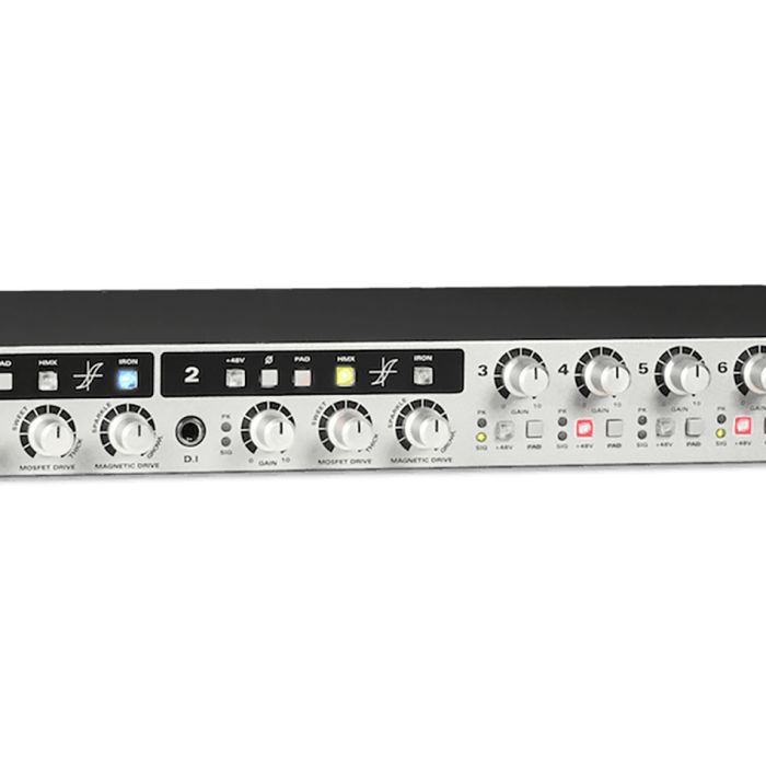 Audient ASP800 - 8 Channel Mic Pre & ADC with Variable Tone Controls HMX & IRON.