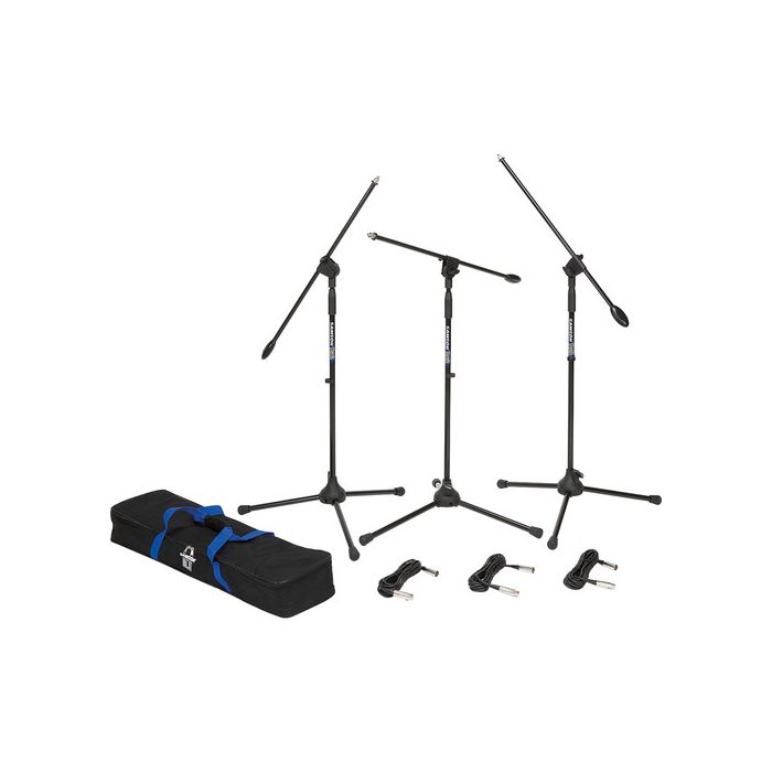 Samson BL3 VP Boom Stand & Cable (3-Pack)